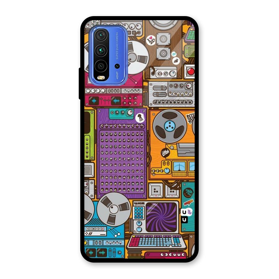 Music Decks Glass Back Case for Redmi 9 Power