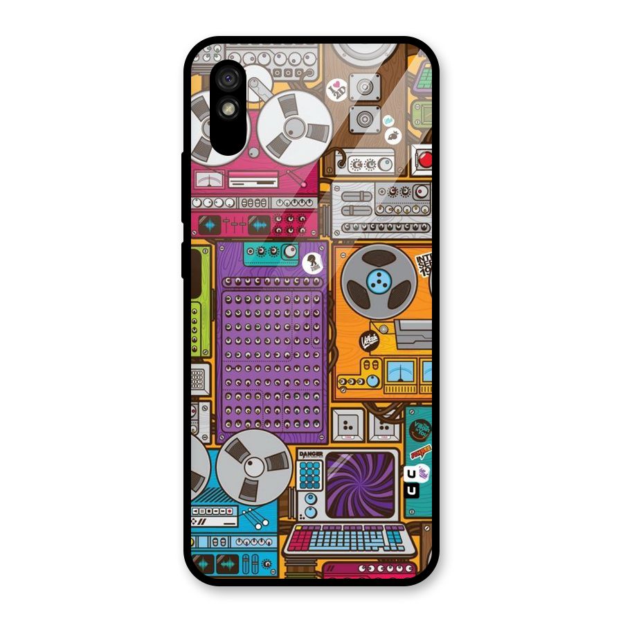 Music Decks Glass Back Case for Redmi 9i