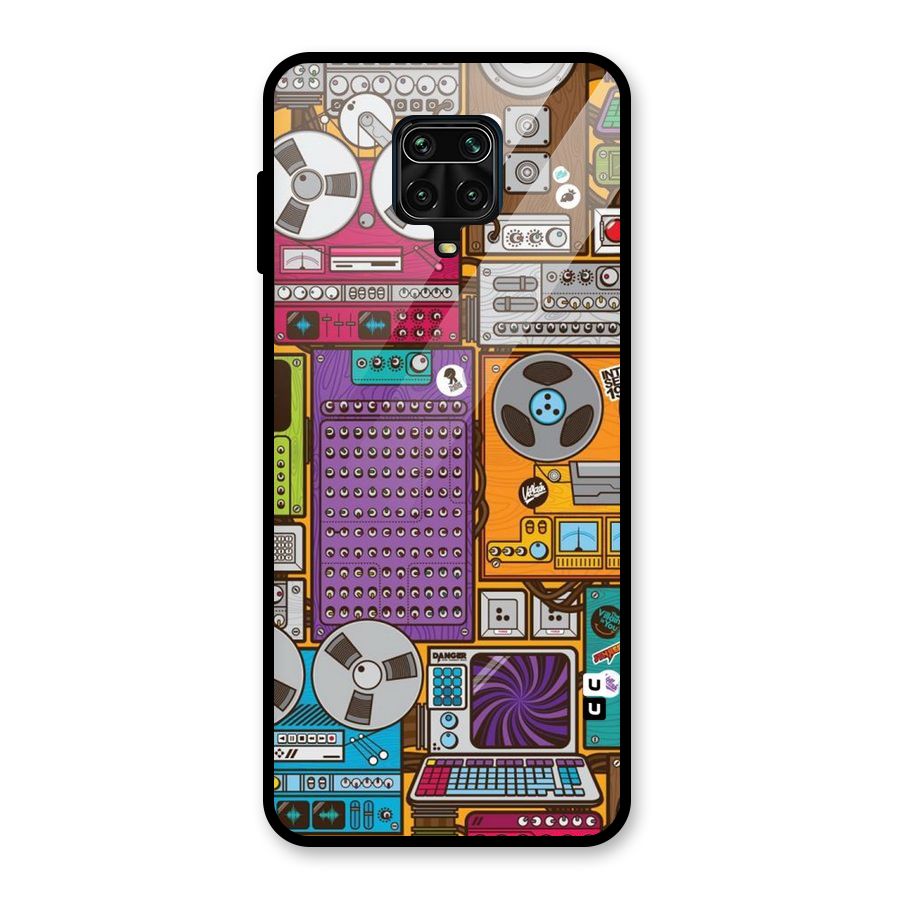 Music Decks Glass Back Case for Redmi Note 10 Lite