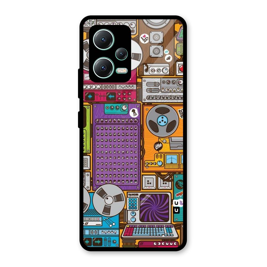 Music Decks Glass Back Case for Redmi Note 12 5G