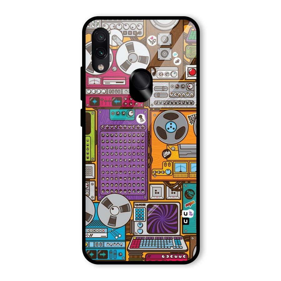 Music Decks Glass Back Case for Redmi Note 7 Pro