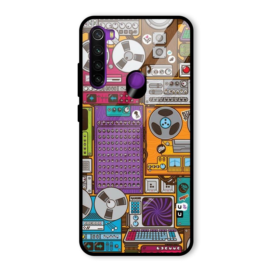 Music Decks Glass Back Case for Redmi Note 8