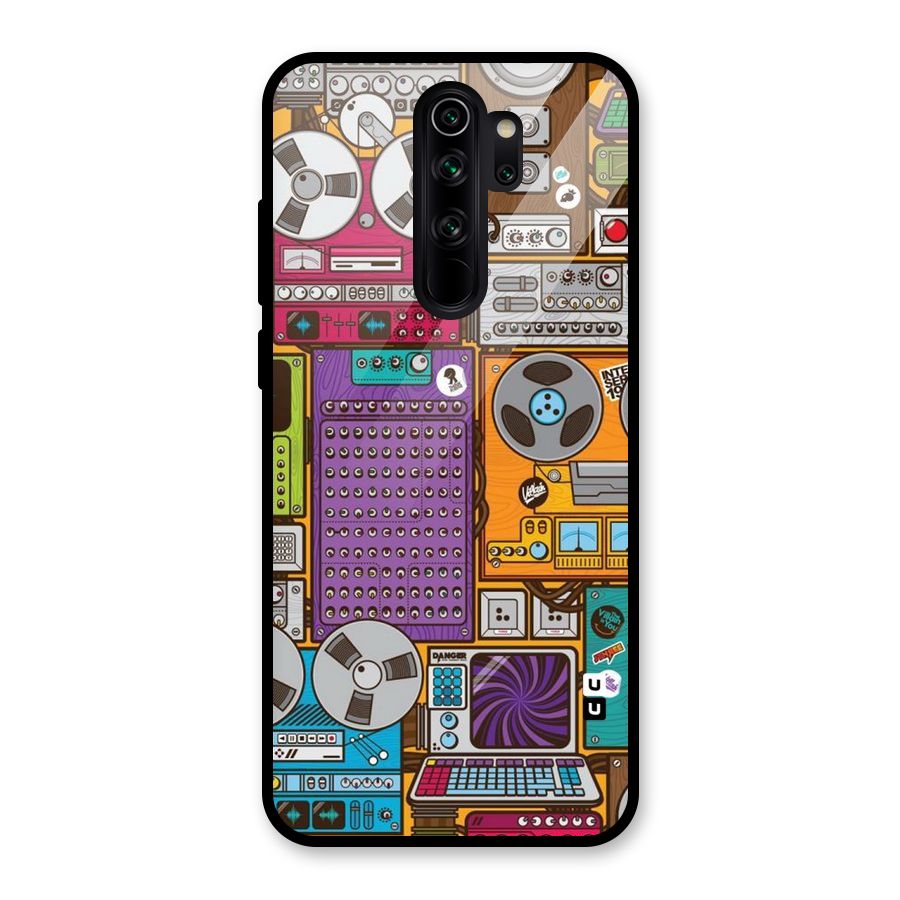 Music Decks Glass Back Case for Redmi Note 8 Pro