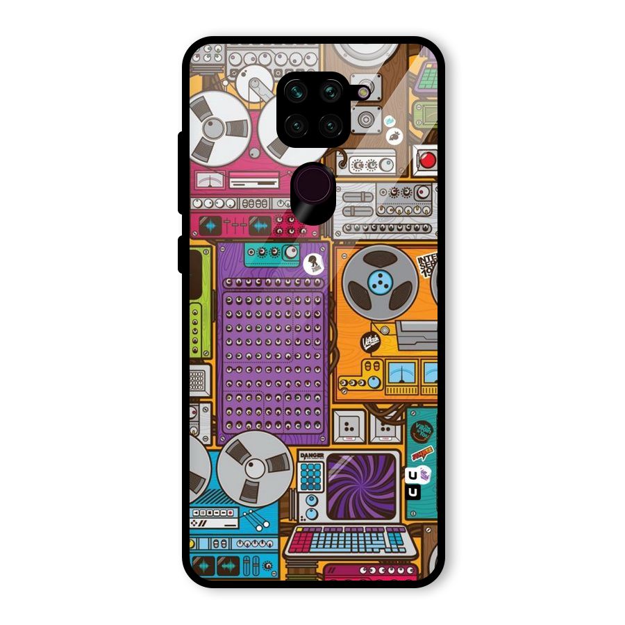 Music Decks Glass Back Case for Redmi Note 9
