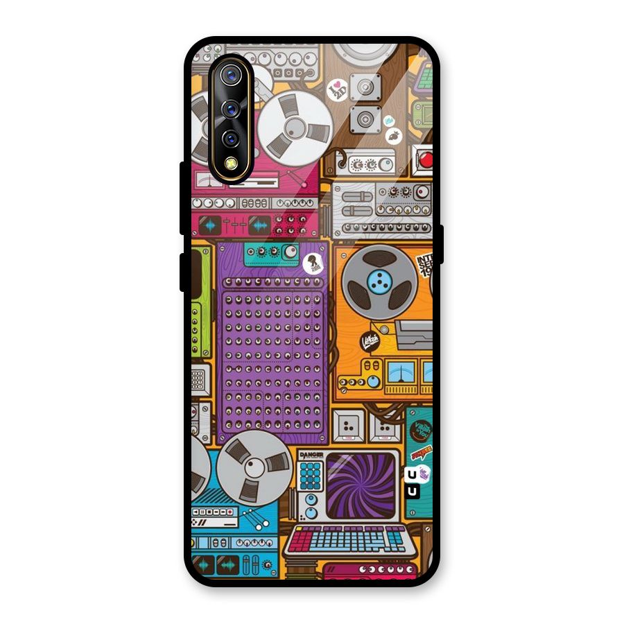 Music Decks Glass Back Case for Vivo S1