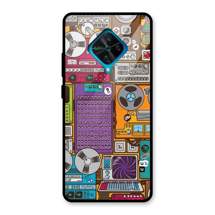 Music Decks Glass Back Case for Vivo S1 Pro