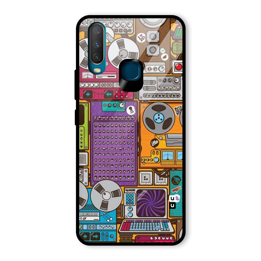 Music Decks Glass Back Case for Vivo U10