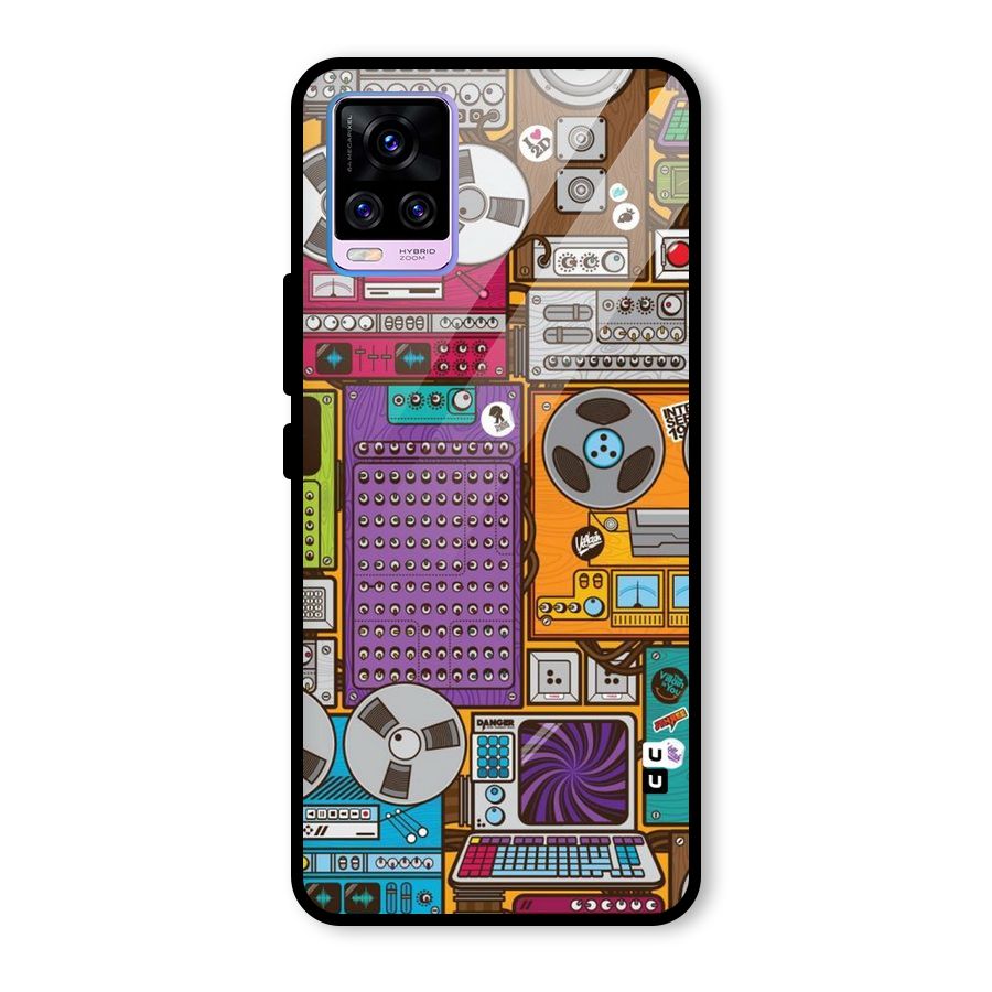 Music Decks Glass Back Case for Vivo V20 Pro
