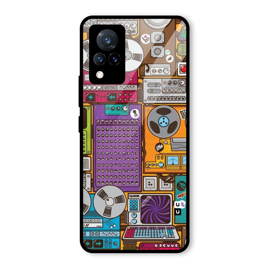 Music Decks Glass Back Case for Vivo V21 5G