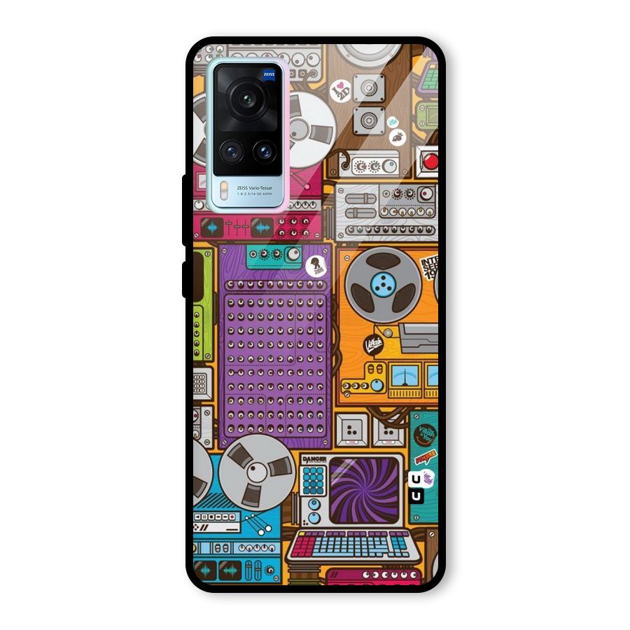 Music Decks Glass Back Case for Vivo X60
