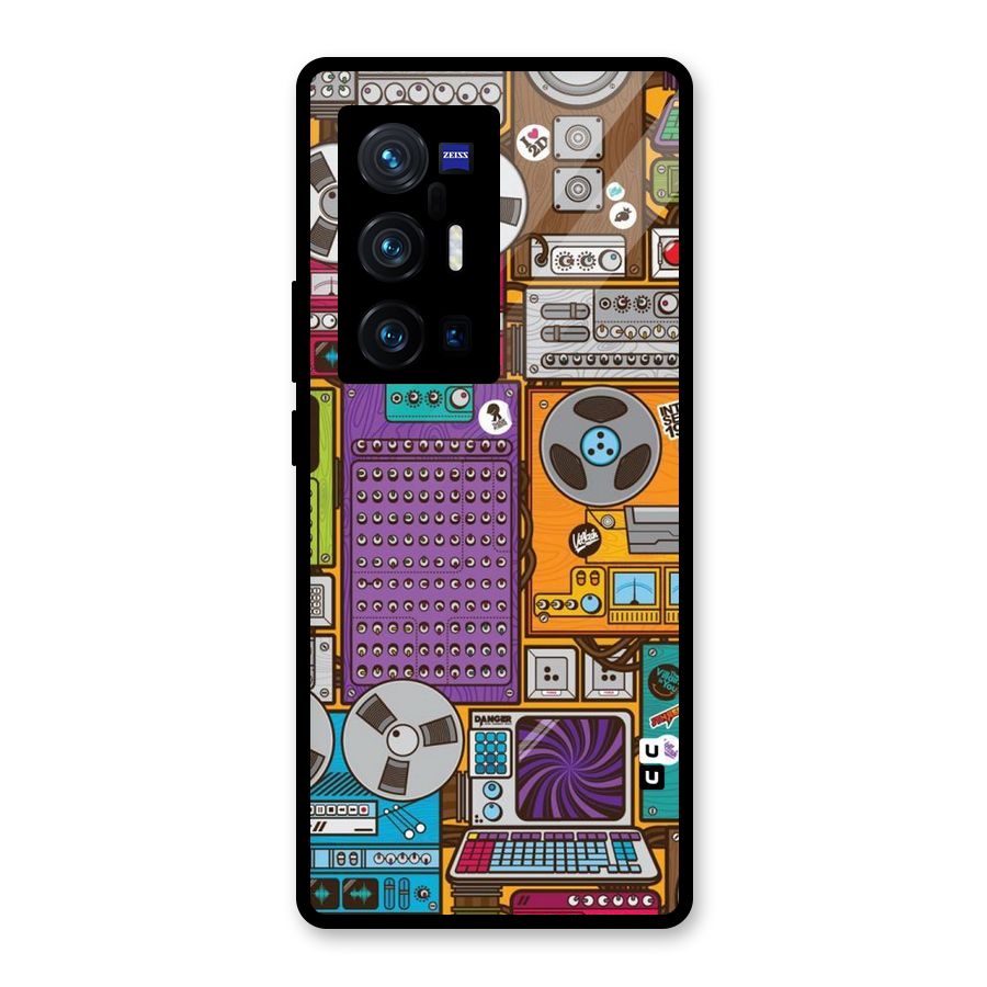 Music Decks Glass Back Case for Vivo X70 Pro Plus