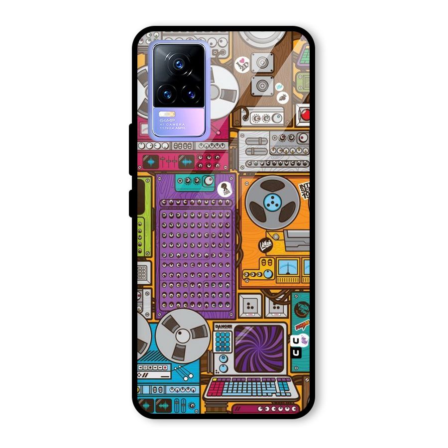 Music Decks Glass Back Case for Vivo Y73