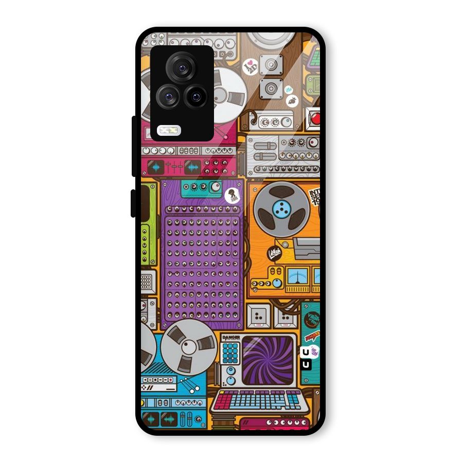 Music Decks Glass Back Case for Vivo iQOO 7 Legend 5G