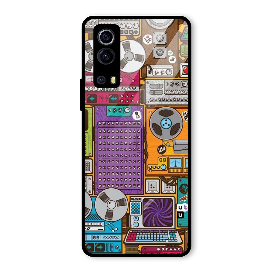 Music Decks Glass Back Case for Vivo iQOO Z3