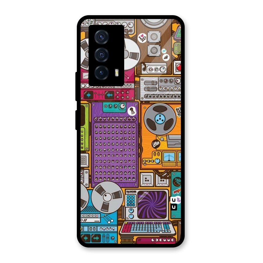 Music Decks Glass Back Case for Vivo iQOO Z5