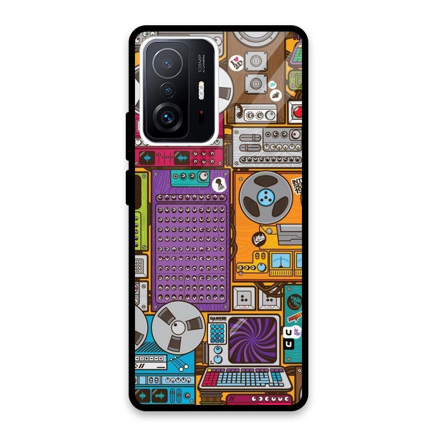 Music Decks Glass Back Case for Xiaomi 11T Pro