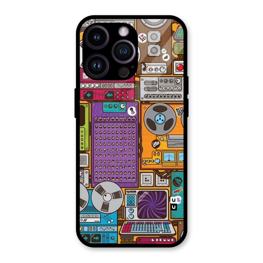 Music Decks Glass Back Case for iPhone 14 Pro Max
