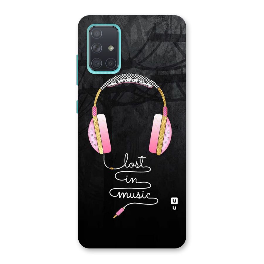 Music Lost Back Case for Galaxy A71