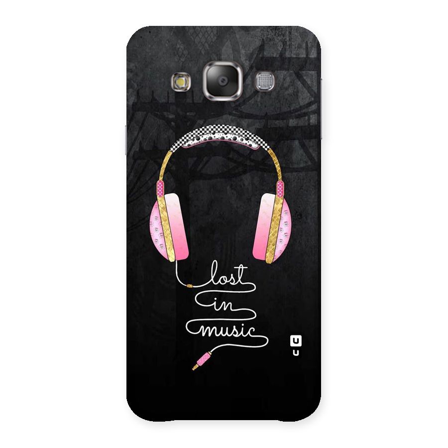 Music Lost Back Case for Galaxy E7