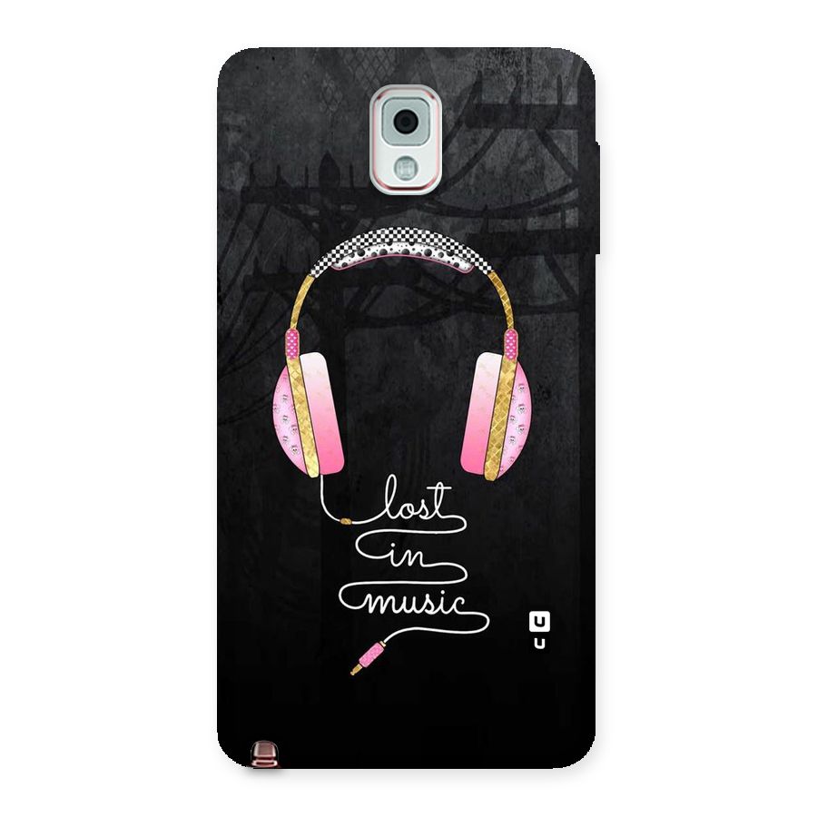 Music Lost Back Case for Galaxy Note 3