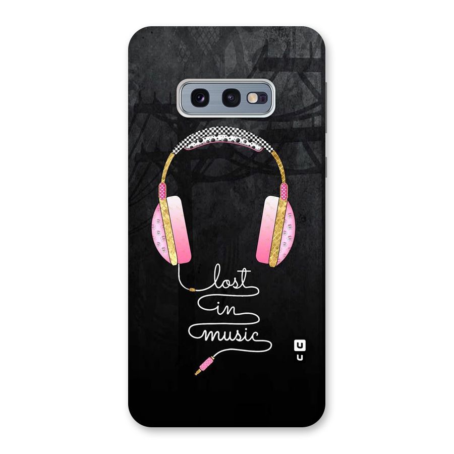 Music Lost Back Case for Galaxy S10e