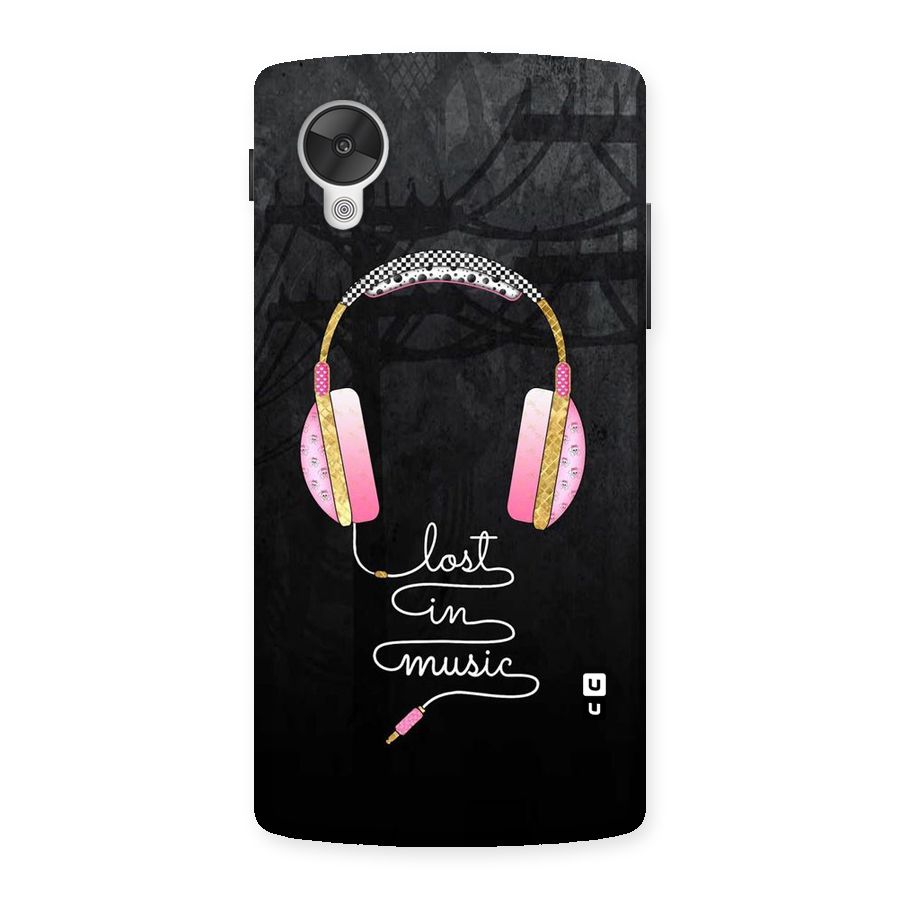 Music Lost Back Case for Google Nexsus 5