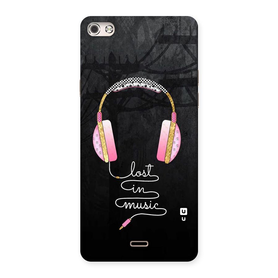 Music Lost Back Case for Micromax Canvas Silver 5