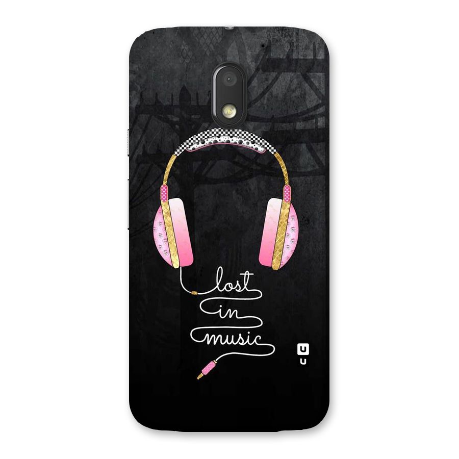 Music Lost Back Case for Moto E3 Power