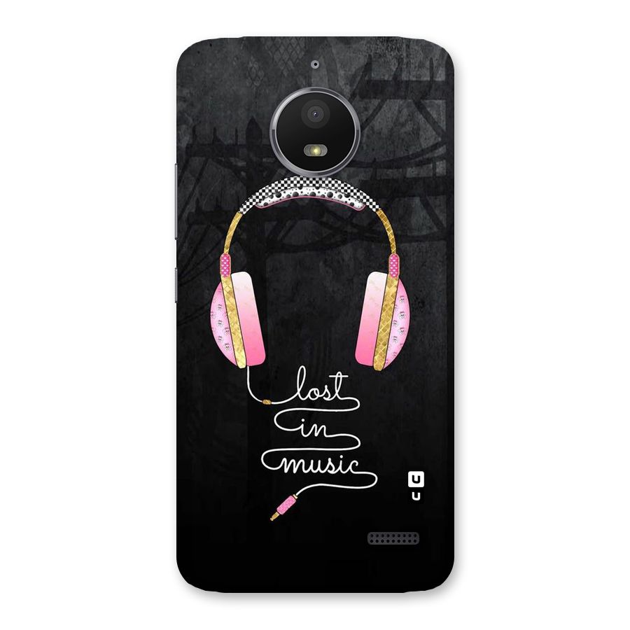 Music Lost Back Case for Moto E4