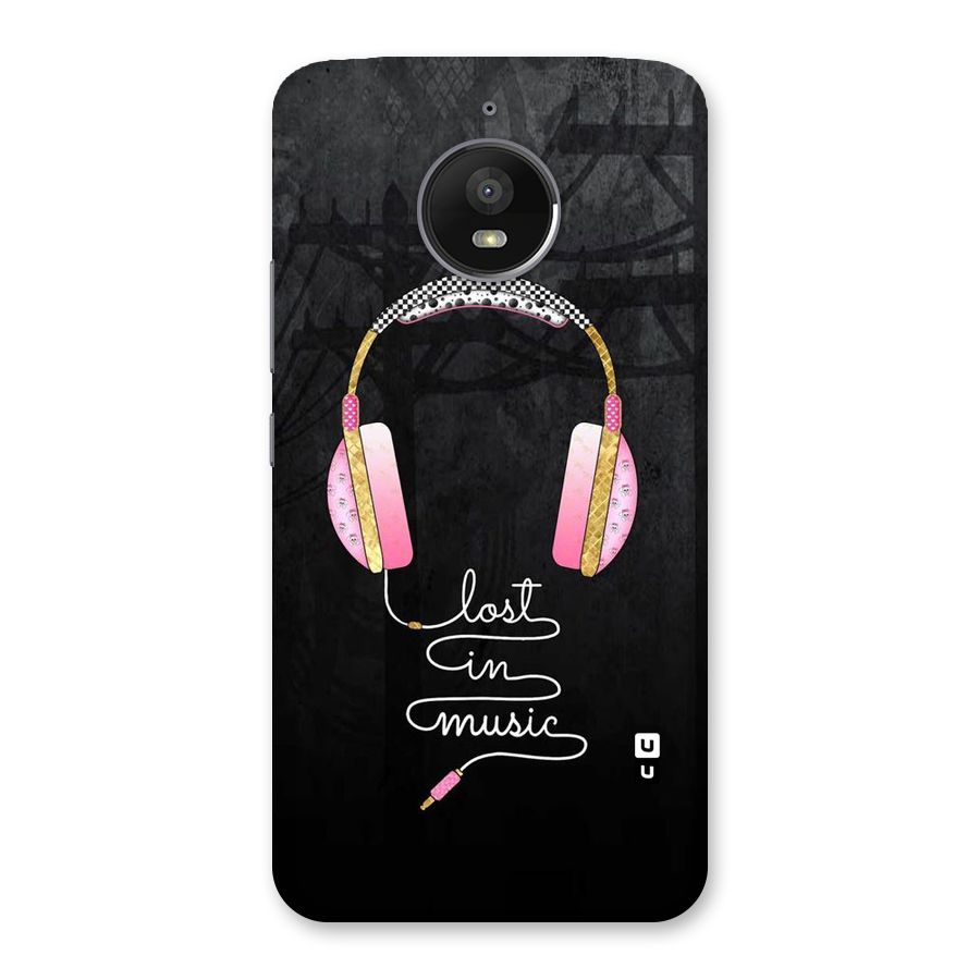 Music Lost Back Case for Moto E4 Plus