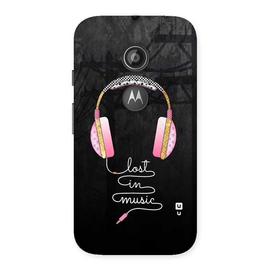 Music Lost Back Case for Moto E 2nd Gen