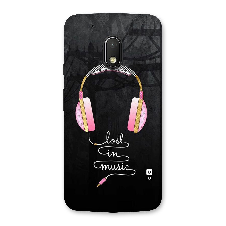 Music Lost Back Case for Moto G4 Play