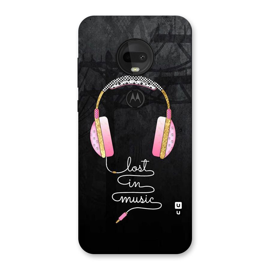 Music Lost Back Case for Moto G7