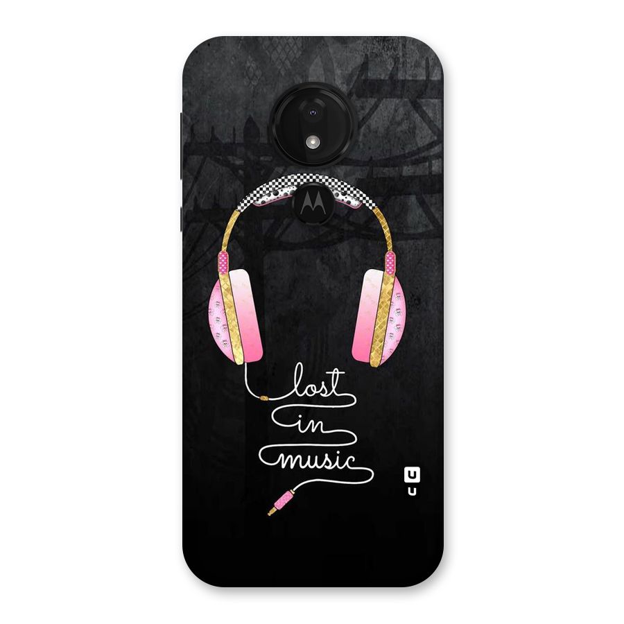 Music Lost Back Case for Moto G7 Power