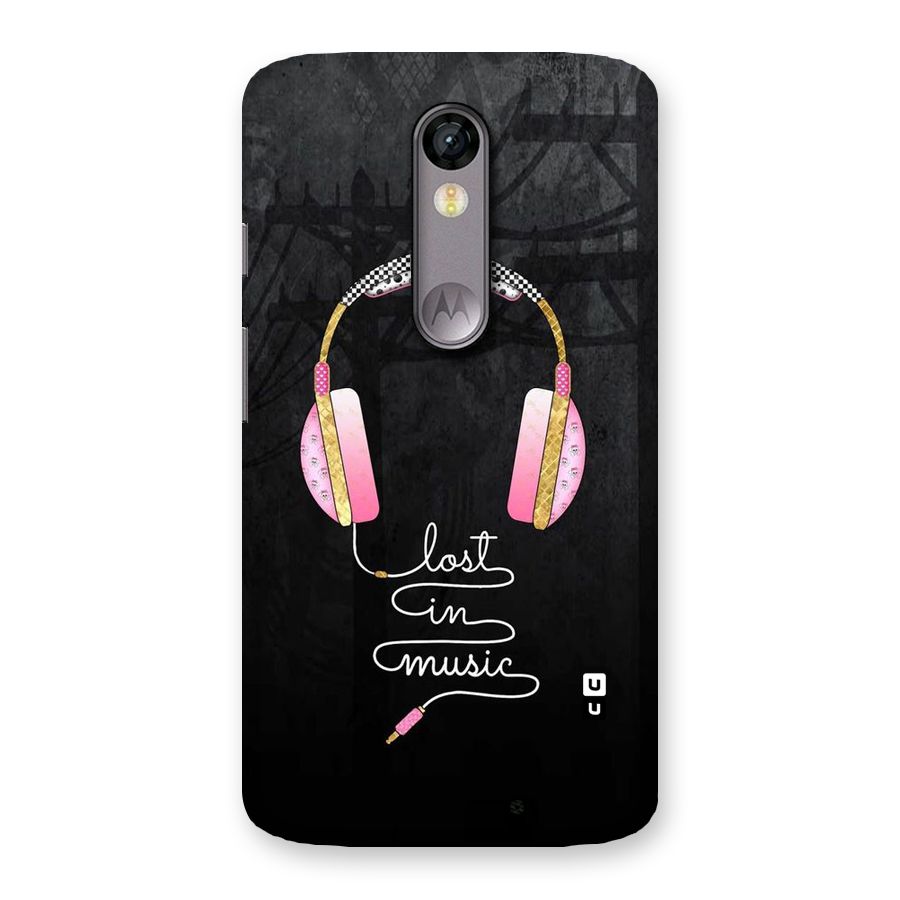 Music Lost Back Case for Moto X Force