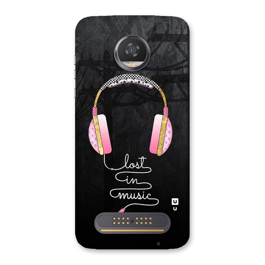 Music Lost Back Case for Moto Z2 Play