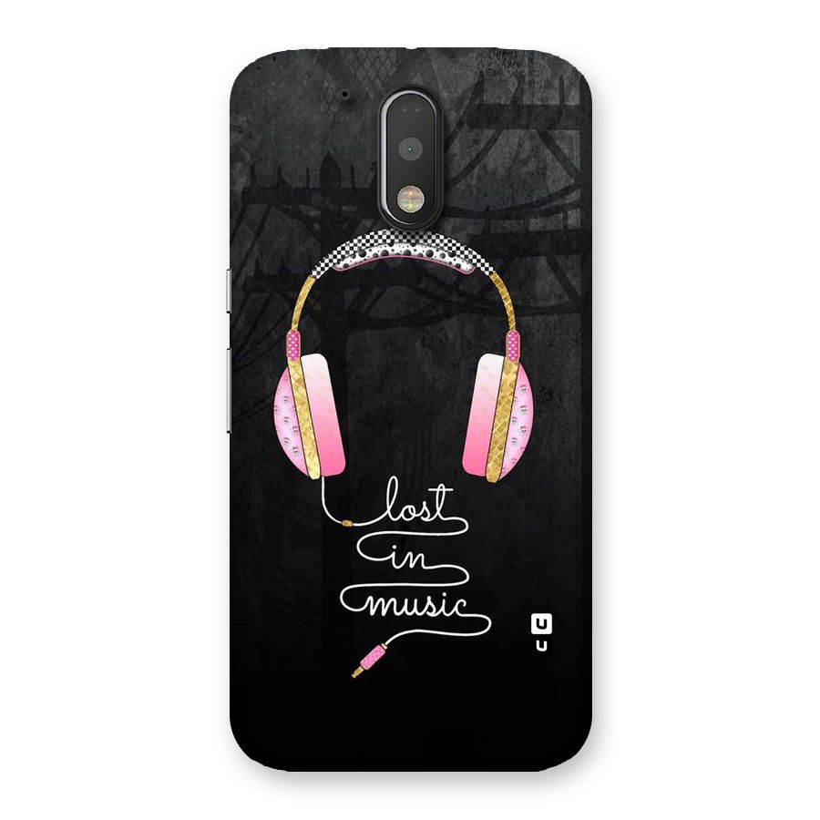 Music Lost Back Case for Motorola Moto G4 Plus