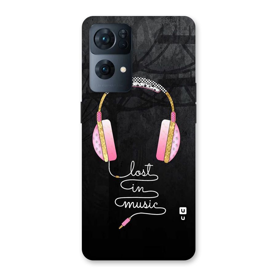 Music Lost Back Case for Oppo Reno7 Pro 5G