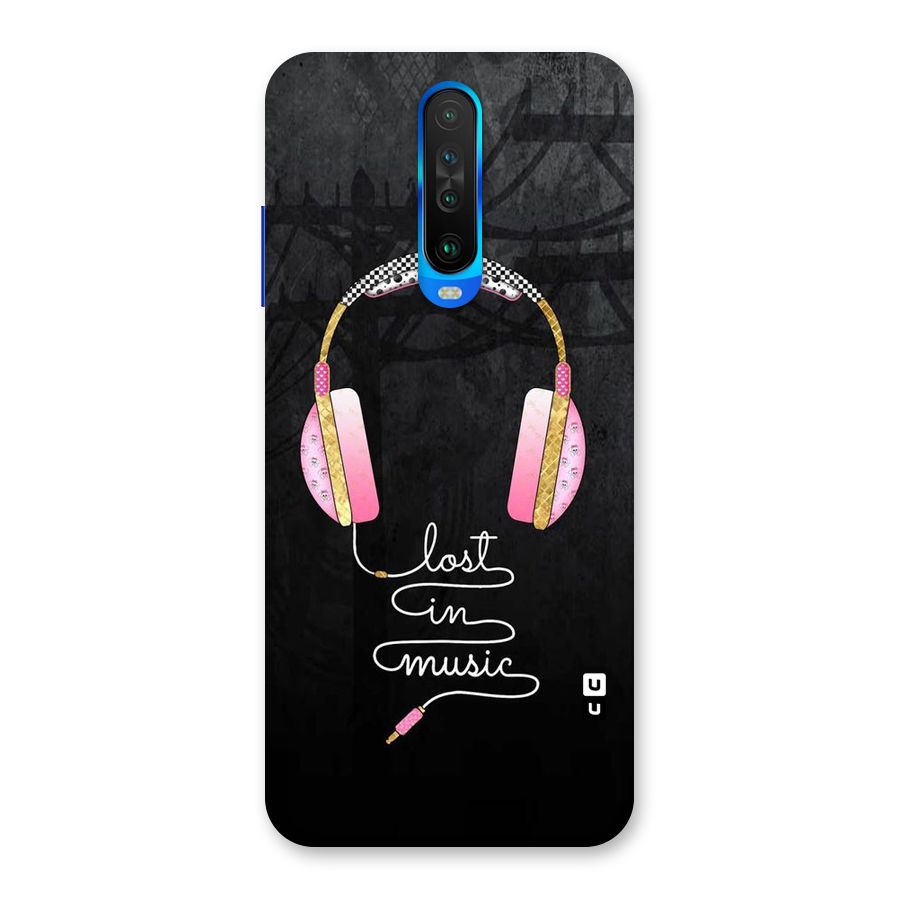Music Lost Back Case for Poco X2