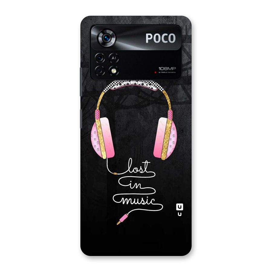 Music Lost Back Case for Poco X4 Pro 5G