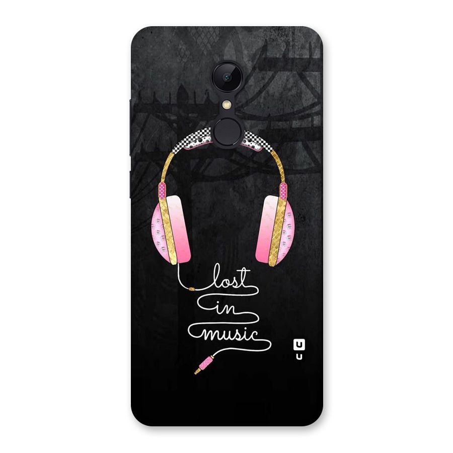 Music Lost Back Case for Redmi 5