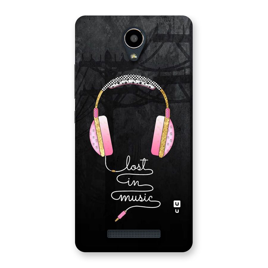 Music Lost Back Case for Redmi Note 2