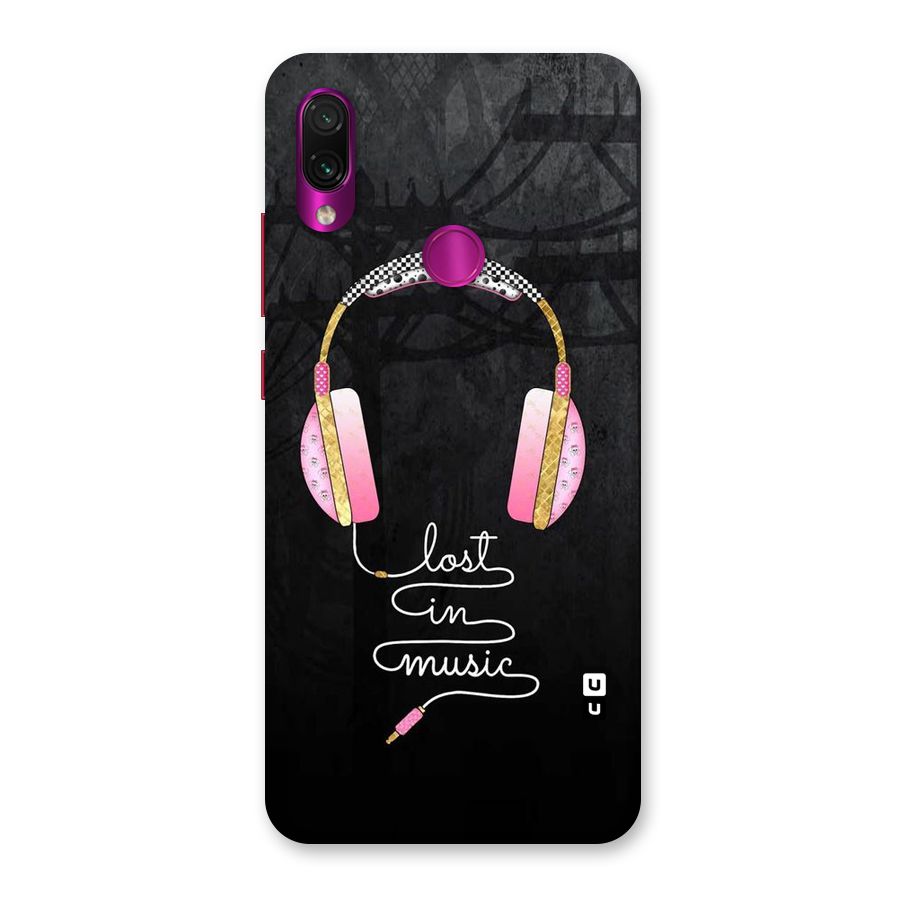 Music Lost Back Case for Redmi Note 7 Pro