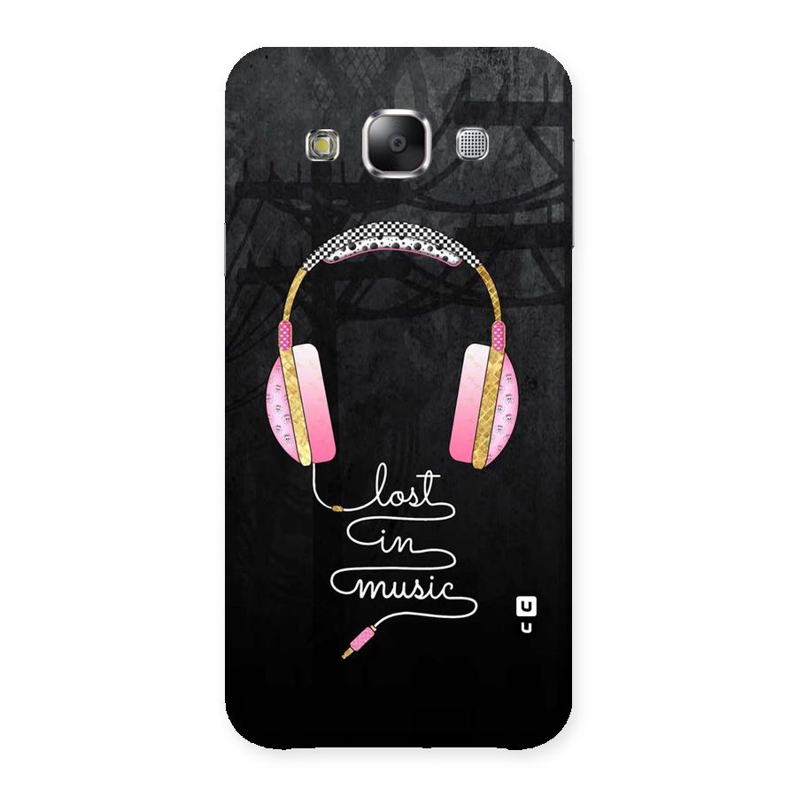 Music Lost Back Case for Samsung Galaxy E5