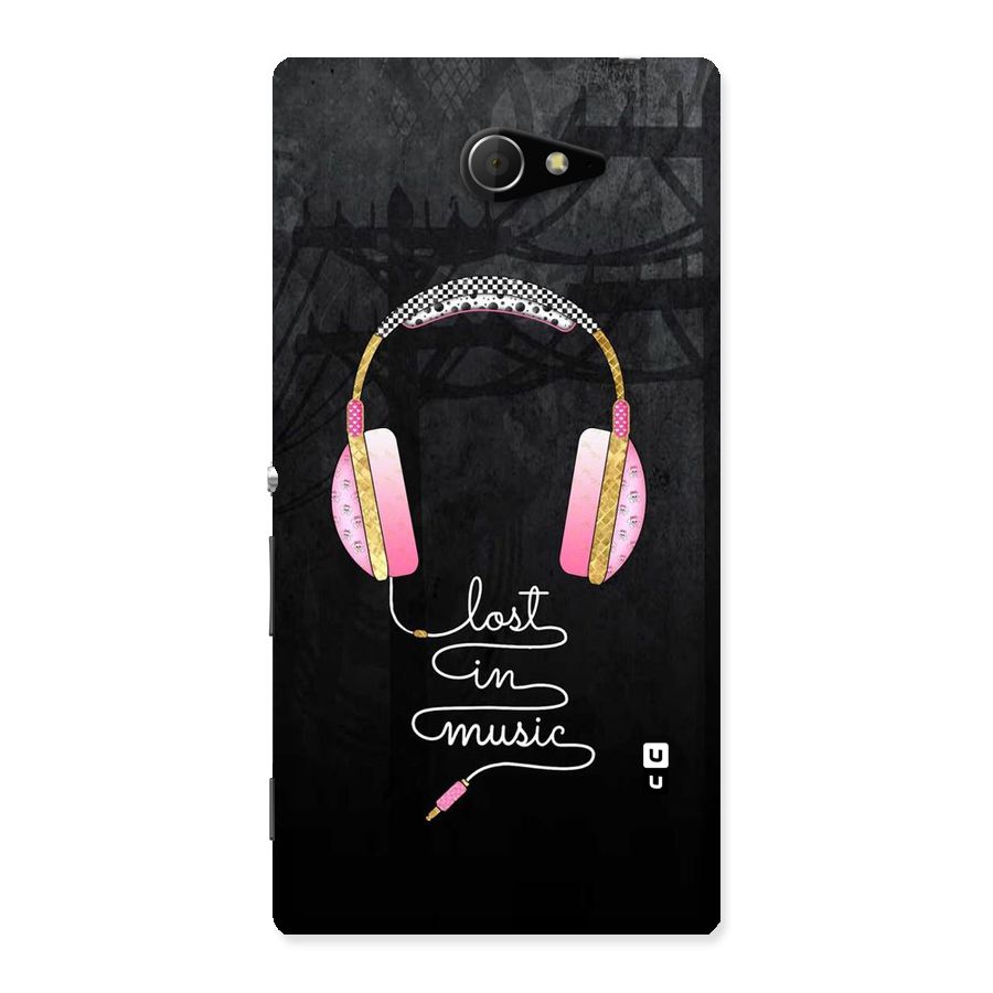 Music Lost Back Case for Sony Xperia M2
