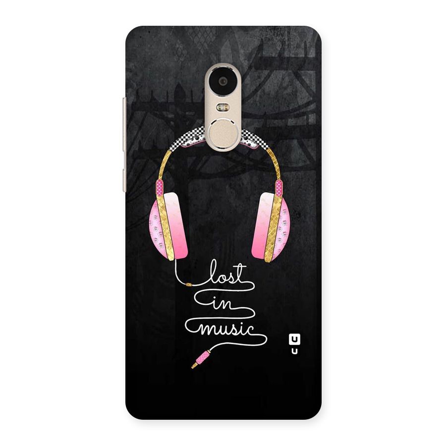 Music Lost Back Case for Xiaomi Redmi Note 4