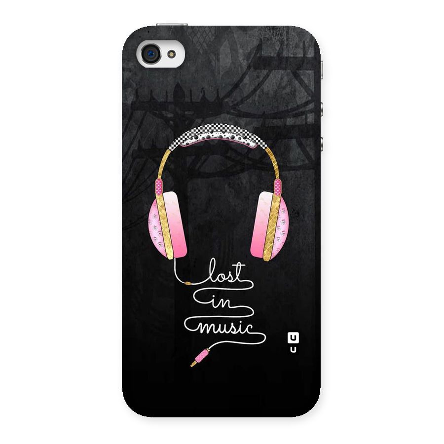 Music Lost Back Case for iPhone 4 4s