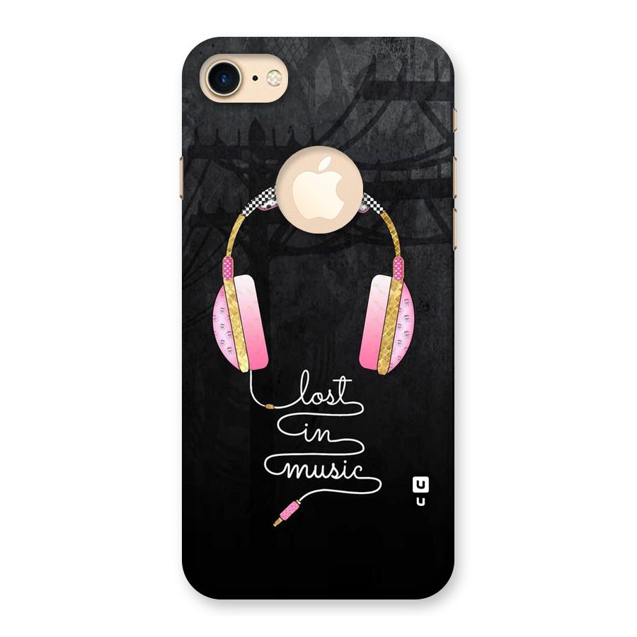Music Lost Back Case for iPhone 7 Logo Cut