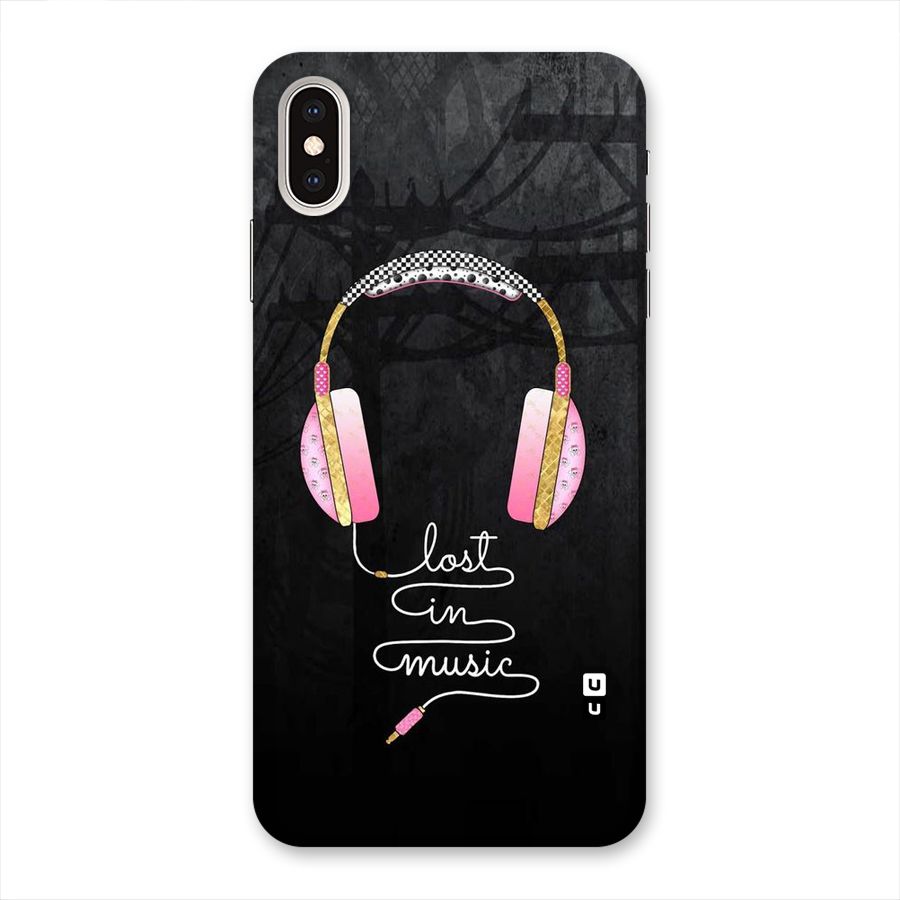 Music Lost Back Case for iPhone XS Max