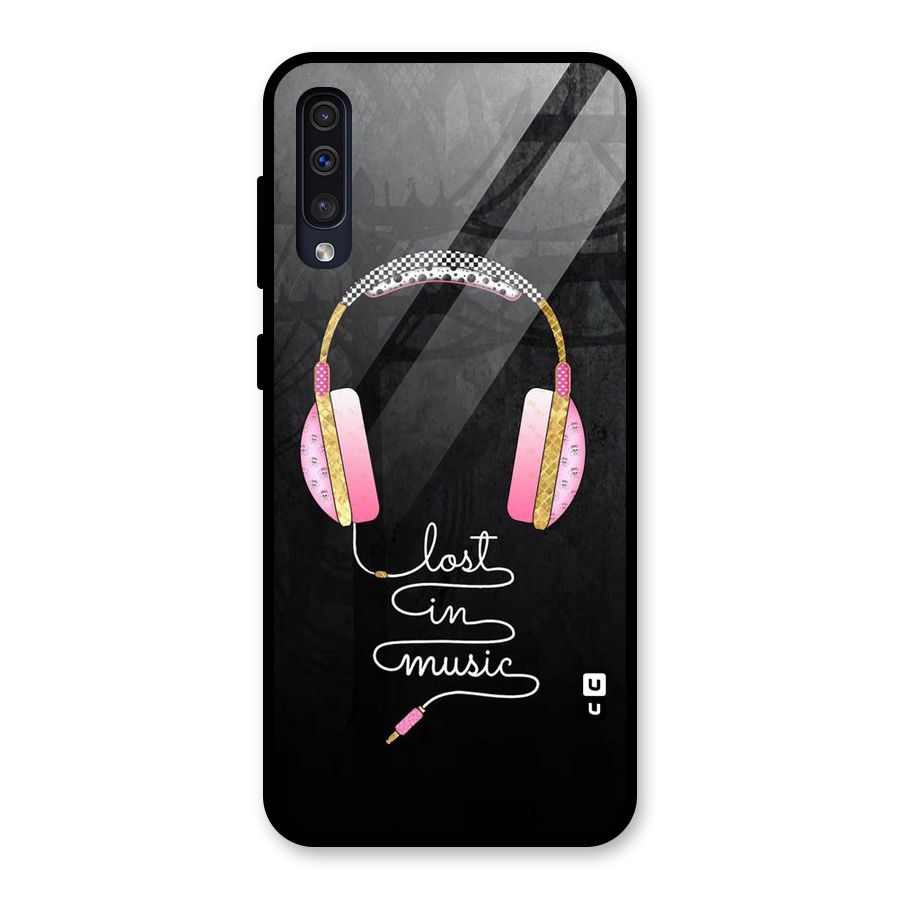 Music Lost Glass Back Case for Galaxy A50